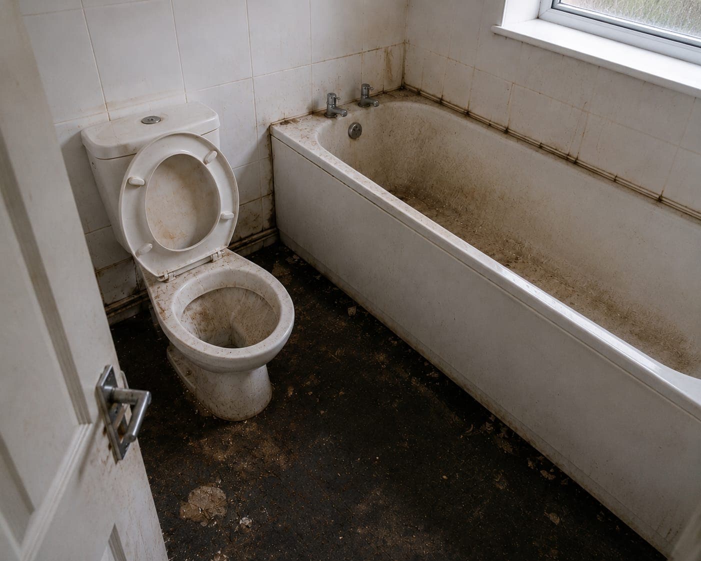 Before: End of Tenancy Bathroom Clean in Watford — End of Tenancy Cleaning